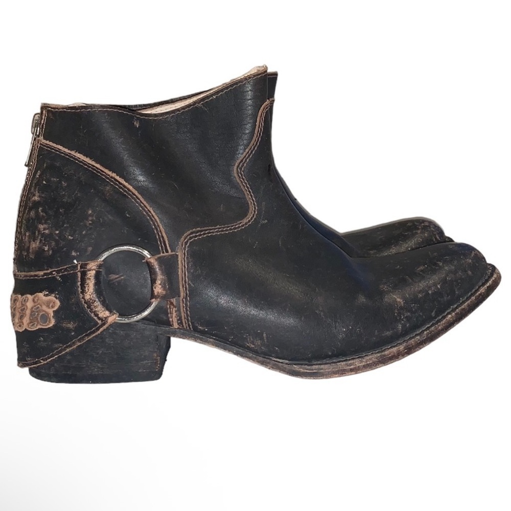Freebird by Steven Leather Distressed Hotel Bootie 8